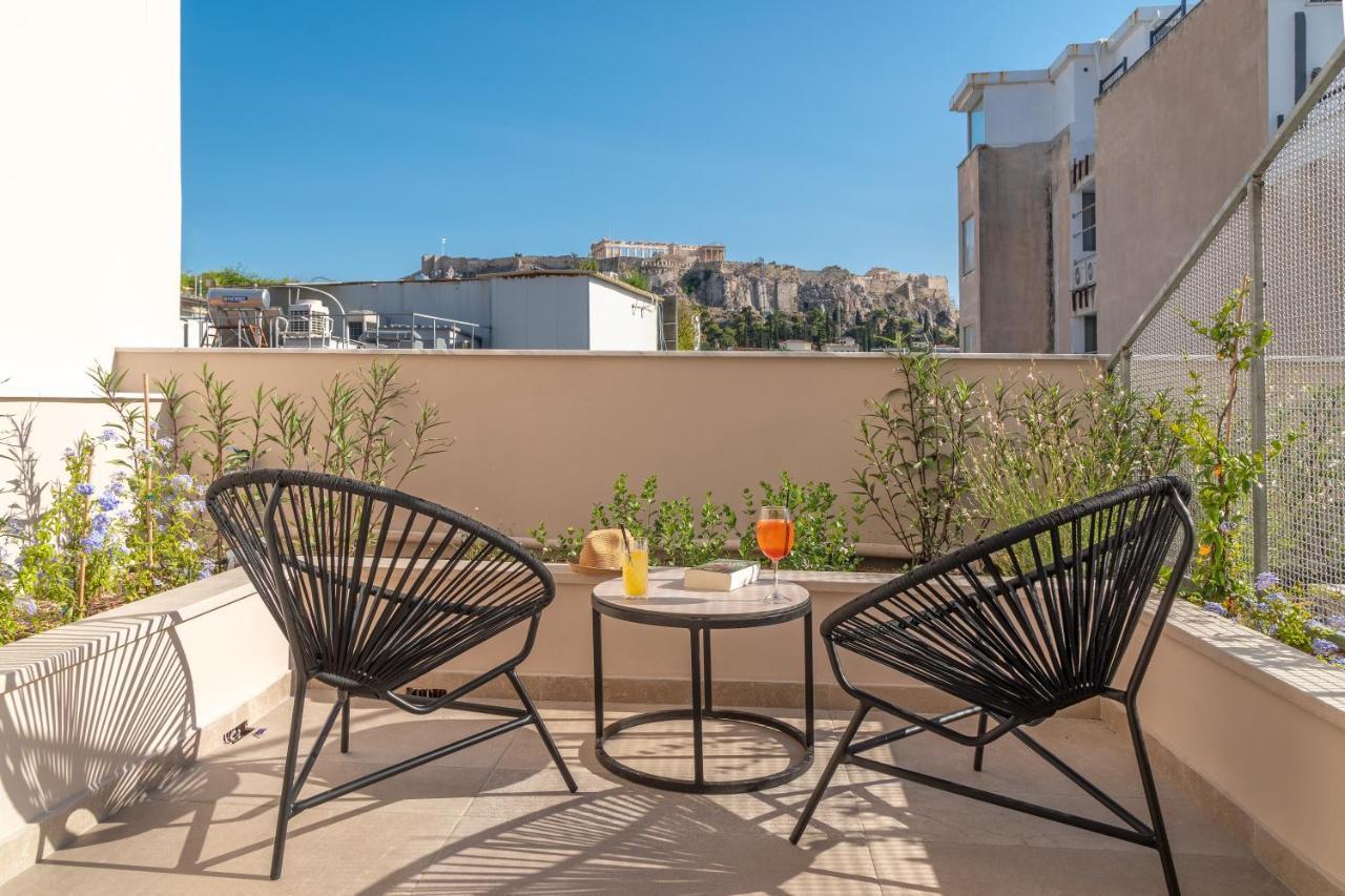 Hellenic Vibes Smart Hotel 雅典 外观 照片 A balcony in Athens, Greece