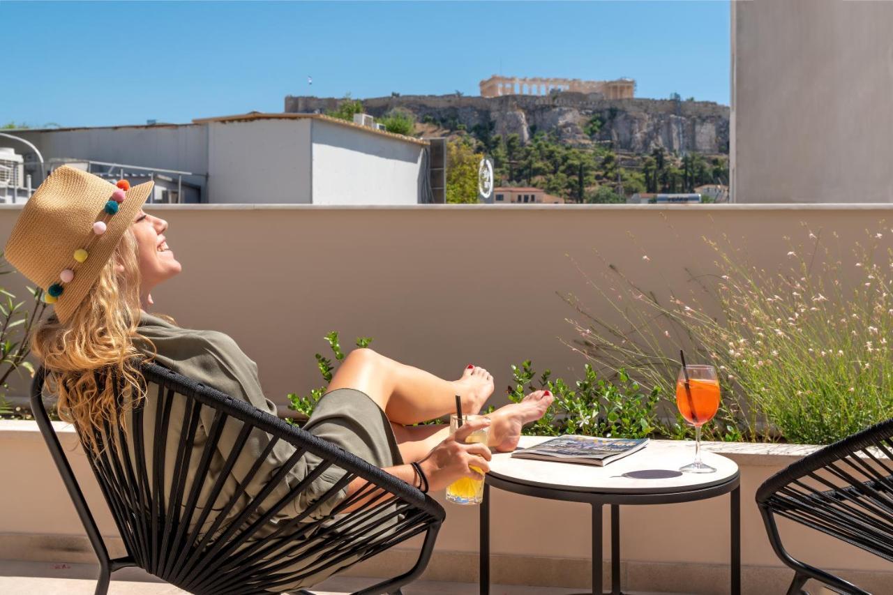 Hellenic Vibes Smart Hotel 雅典 外观 照片 The view from the hotel